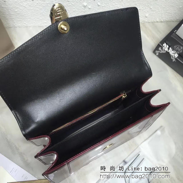 BVLGARI寶格麗 3層大號蛇頭包 頂級漆皮 手提單肩斜挎包 38629 FYD1408